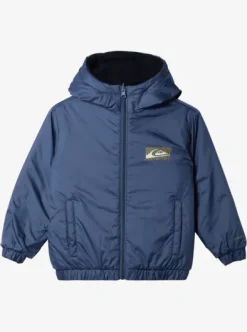 All Seas - Veste à capuche isolante réversible pour Garçon 2-7 ans
