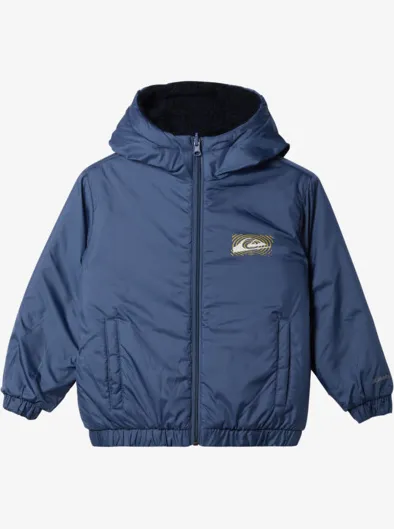 All Seas - Veste à capuche isolante réversible pour Garçon 2-7 ans