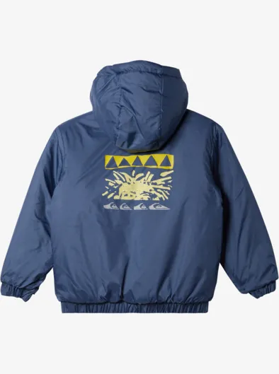 All Seas - Veste à capuche isolante réversible pour Garçon 2-7 ans