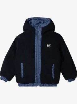 All Seas - Veste à capuche isolante réversible pour Garçon 2-7 ans