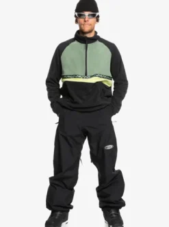 Champagne Powder - Sweat à 1/2 fermeture éclair pour Homme