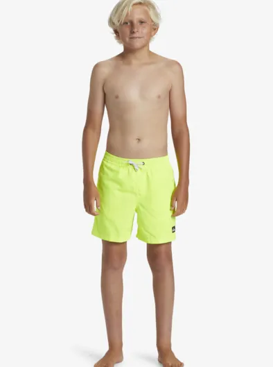 Everyday Solid Volley Yth 14" - Short de bain pour Garçon 8-16 ans