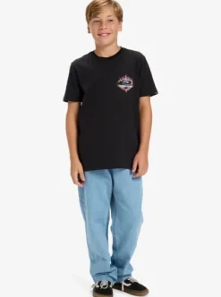 Ev In Flames - T-Shirt à manches courtes pour Garçon 8-16 ans