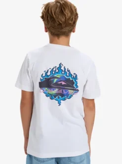 Ev In Flames - T-Shirt à manches courtes pour Garçon 8-16 ans