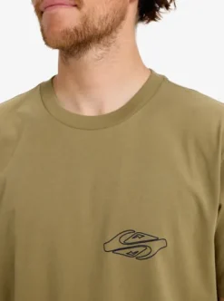 Ev Ripple Font - T-shirt manches courtes sérigraphié pour Homme