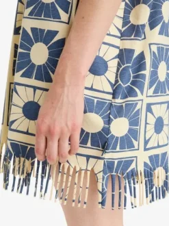 Flore - Robe manches courtes en maille pour Femme
