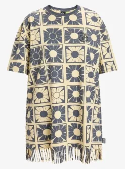 Flore - Robe manches courtes en maille pour Femme