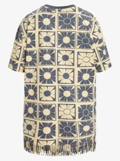 Flore - Robe manches courtes en maille pour Femme