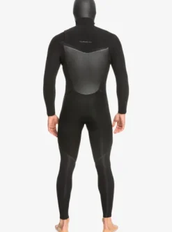 4/3mm Marathon Sessions - Combinaison de surf à capuche avec zip poitrine pour Homme
