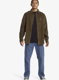 Smoke Trail - Chemise en velours côtelé pour Homme