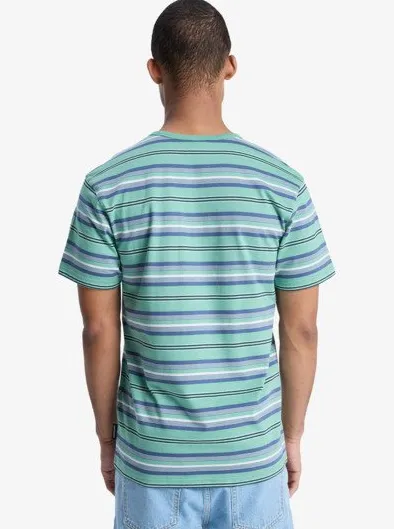 Tengha Stripe - Haut manches courtes en maille pour homme