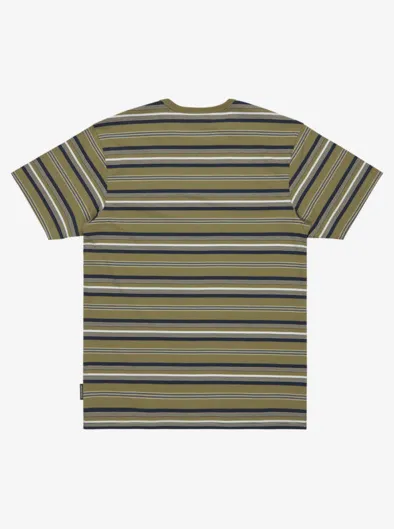 Tengha Stripe - Haut manches courtes en maille pour homme