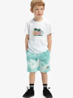 Tie Dye - Short à taille élastique pour Garçons 2-7 ans