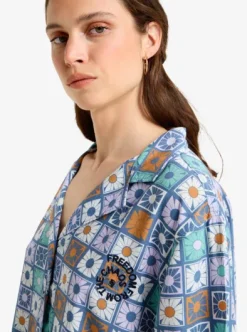 Tilebloom - Chemise manches courtes pour Femme