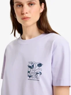 Tilebloom - T-shirt manches courtes sérigraphié pour Femme