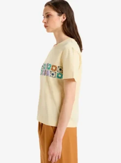 Tilebloom - T-shirt manches courtes sérigraphié pour Femme