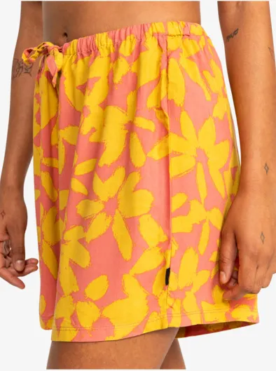 UNI - Short élastiqué en viscose pour Femme