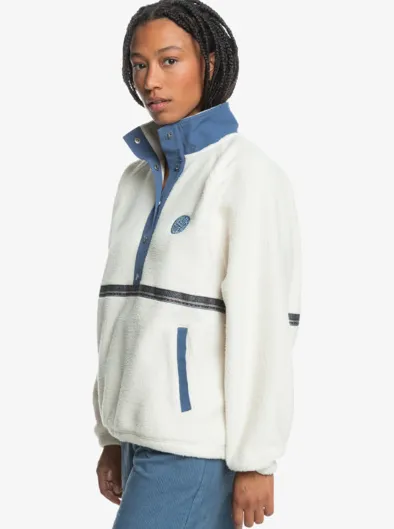 UNI - Sweat polaire à demi-zip pour Femme