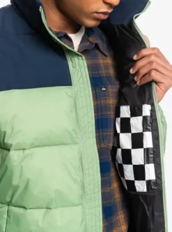 Wolf Shoulder - Doudoune color-block pour Homme